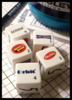 Dice : Dice - Game Dice - Yahtzee Wrigley Edition by USAopoly and Hasbro 2009 - Ebay Dec 2010